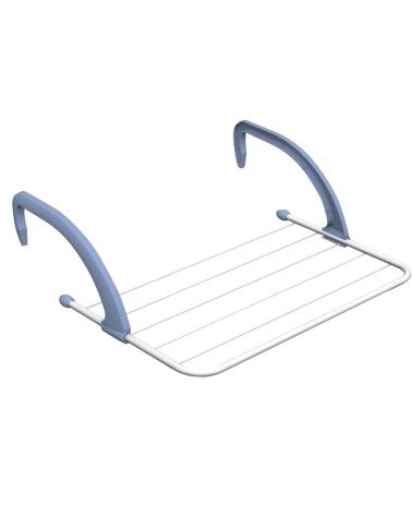 Stendipanni RADIO CM 52X33X H 14 per termo 5 aste. In acciaio trattato con polveri epossidiche. Agganci regolabili, ideali per i