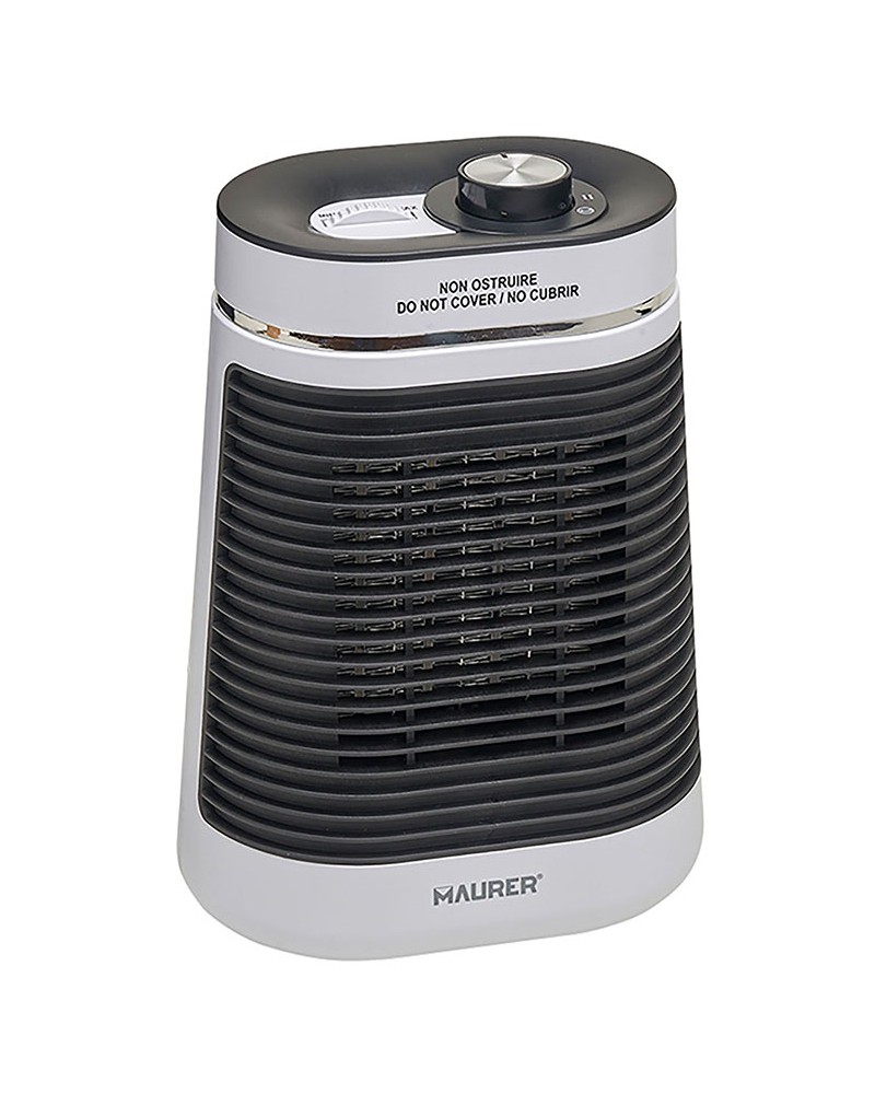 TERMOVENTILATORE CON RESISTENZA CERAMICA E OSCILLAZIONE MAURER 1000/1500W