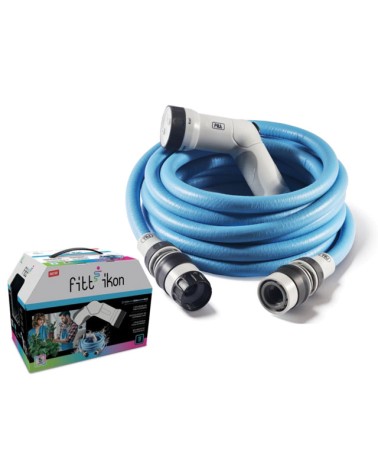 Tubo estensibile 15MT IKON compatto leggero e pronto all'uso.