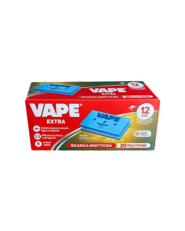 VAPE MAT PIASTRINE 20 PEZZI EXTRA ANTI ZANZARE