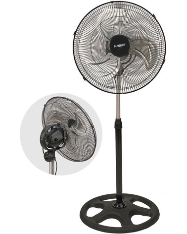 VENTILATORE A PIANTANA 3 PALE 60W CM45X1,3M GIGLIO