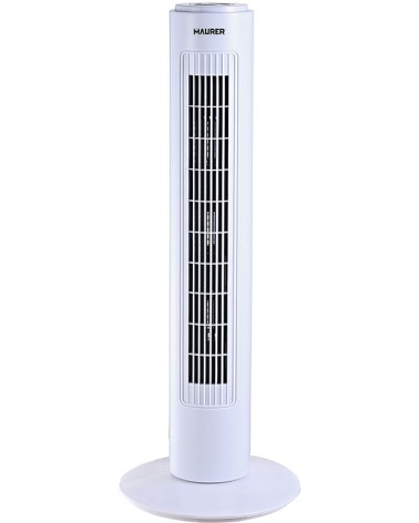 VENTILATORE A TORRE 3 VELOCITA\' 45W BIANCO H73 CM
