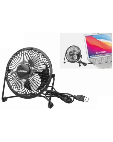 VENTILATORE DA TAVOLO 15CM  MAURER NARCISO USB