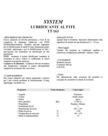 LUBR SPRAY PTFE TT163 400M