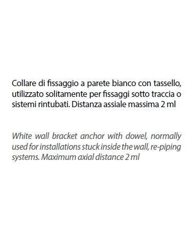 COLLARE X TUBO PPS diametro 60 BIA