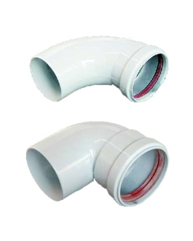 CURVA ALL.45? MF R/STR diametro 80