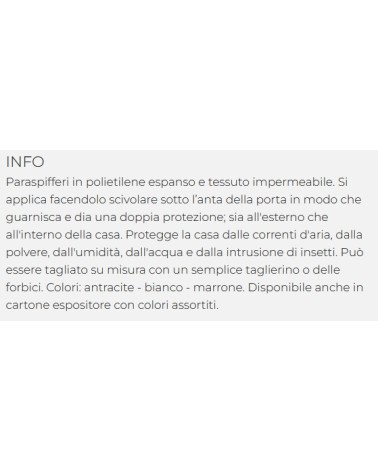 SOTTOPORTA DOPPIO 95cm BIA