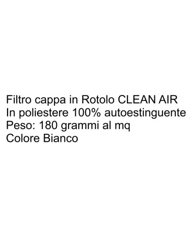 FILTRO CAPPA CLEAN 40X20M 