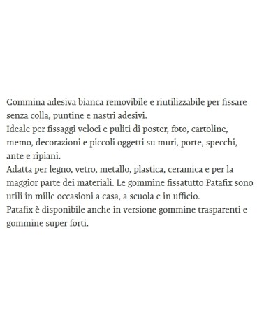 GOMMINI PATAFIX ADES BL80P