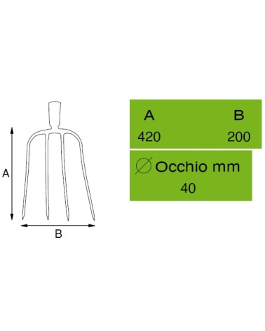 FORCA 4 DENT ORO C/DEN/ROM