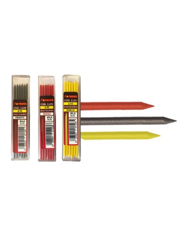 MINA RICAMB diametro 2.8 ROSSA  6P