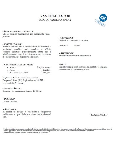 VASELINA SPRAY SYSTEM 400M