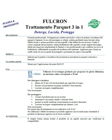 FULCRON PARQUET 3IN1 1LT  