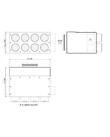 BOX SMART diametro 160/180 8XD.75 