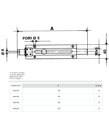 CATENACC PORTALUCC 150 ZIN