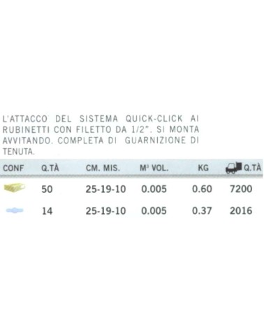 PRESA MASCHIO 1"AQUAMASTER