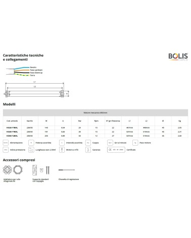 MOTORE 30NW BOLIS COMPLETO
