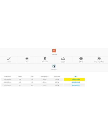 RUOTA LAMELL GR 60 SATINAT