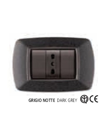 PLACCA MYLIFE 3P NERO OPA 