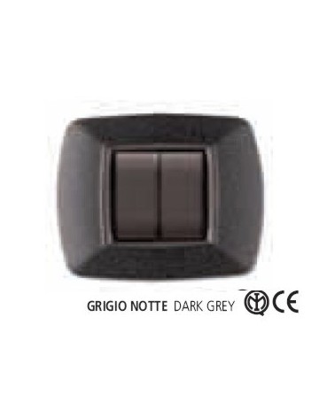 PLACCA MYLIFE 2P NERO OPA 