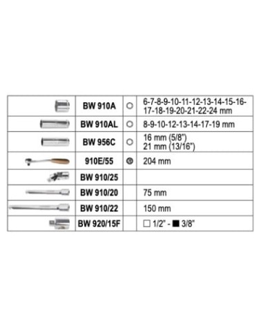 923E/C25 VALIG ASS 1/2 25P