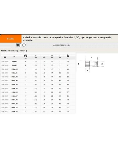910AL BUSS ESAG LUN 3/8 17