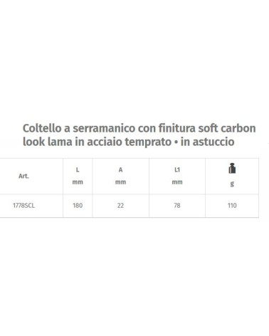 1778SCL COLTELLO SERRAMAN.