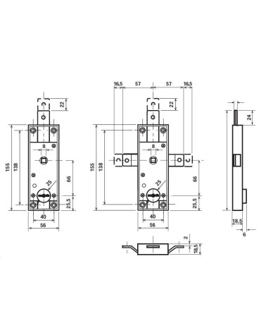 SERRAT PER BASCULANTI 1640