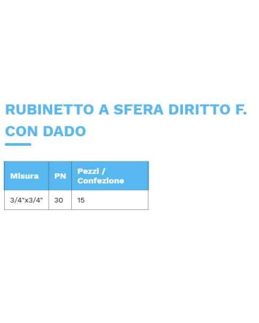 VALV SF H2O DR F3/4x3/4GIR