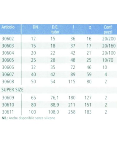 GOMITO 45? INOX FF 15     