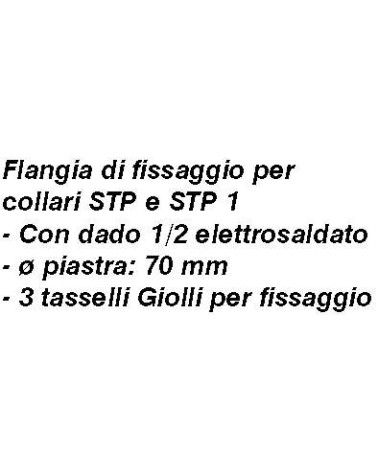 FLANGIA FISSAGGIO  1/2    