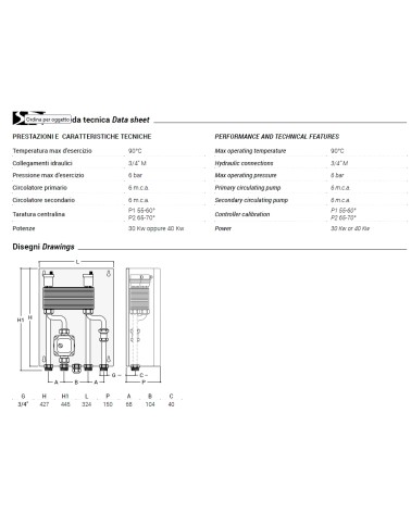 GR.SEP 2ZON 40KW C/CEN+SPO