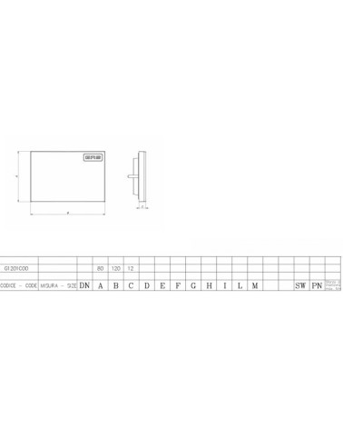 NEW INGAS PLACCA BIANC+RET