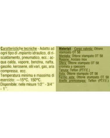 VALVOLA SF INC C/MAN  1/2 