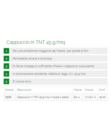CAPPUCC TNT VER1.8X2M 45GR