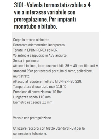 VALV MONO.3/4 INT/VAR TERM