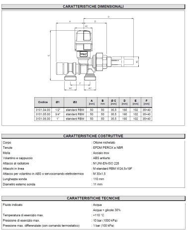VALV MONO.3/4 INT/VAR TERM
