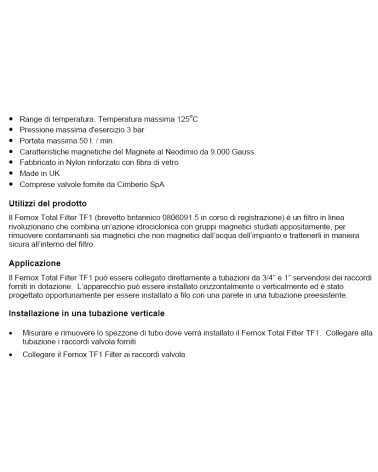 FILTRO MAGNETICO 22MM TF1 