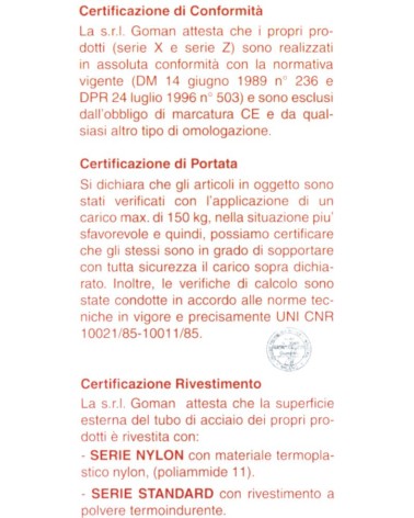 MANIGLIONE OR 30cm BIANCO 