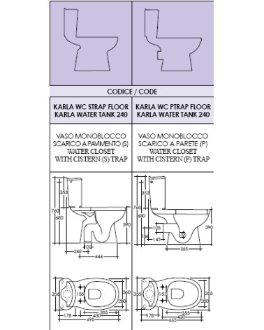 SEDILE FLAT ABS KARLA     