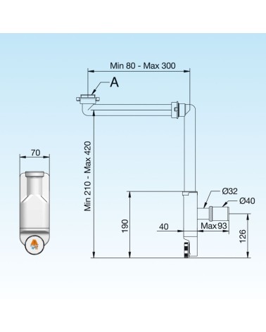 SIF SPAZIO BAGN NT 11/4S/P