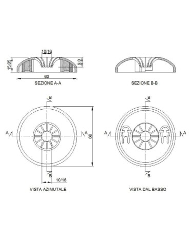 ROSETTA UNIV PLA/CR diametro 10-16