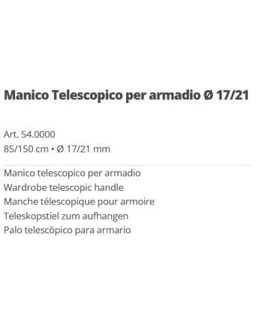 MANICO TELESCOP ARMADIO   