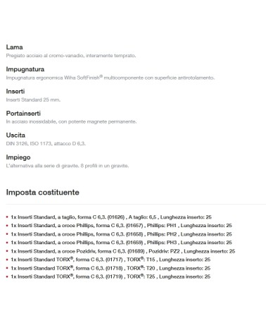 PORTAINSERTI MAGNET 1/4 8P