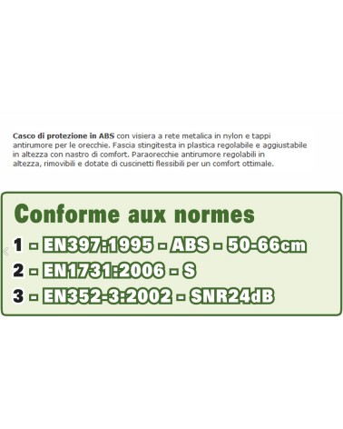 ELMET PROTEZ 3 IN 1 COMPL 