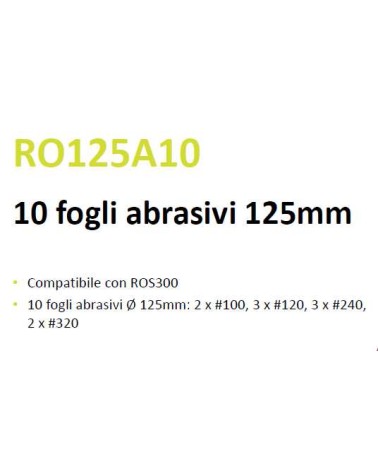 SET DISC ABRAS ROS125/300 