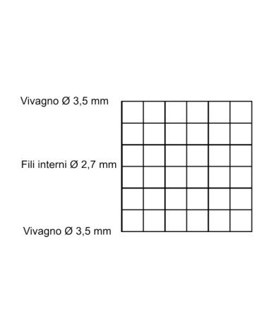 RETE VIVNET C/VIV 25M H 80