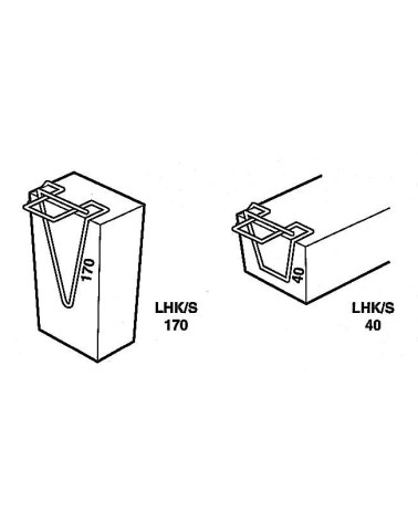 GANCI PER ARCHITRAV 170 MM