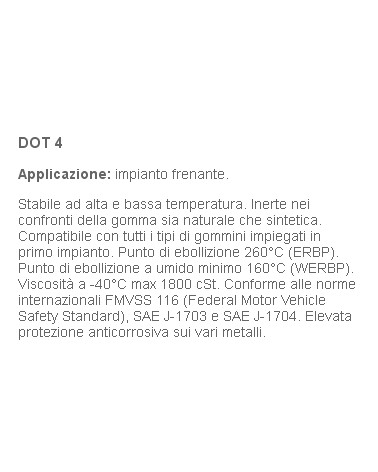 LIQUIDO FRENI DOT 4 175ML 