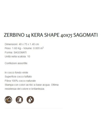 ZERBINO KERASHAPE 14 40X75